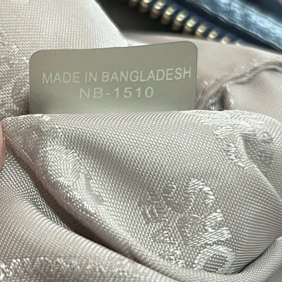 Michael Kors Bedford Belted DARK BLUE Pebbled Leather Satchel Shoulder Bag - Picture 6 of 13